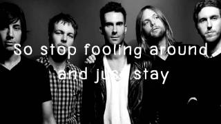 Is anybody out there - Maroon5 &amp; Lyrics ♥