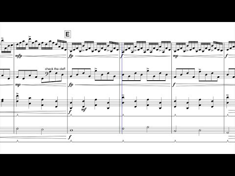 Blue Light - Percussion Quartet - v2 Update
