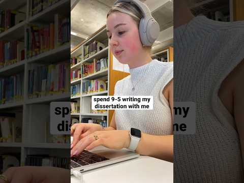 finish my dissertation with me! #shorts