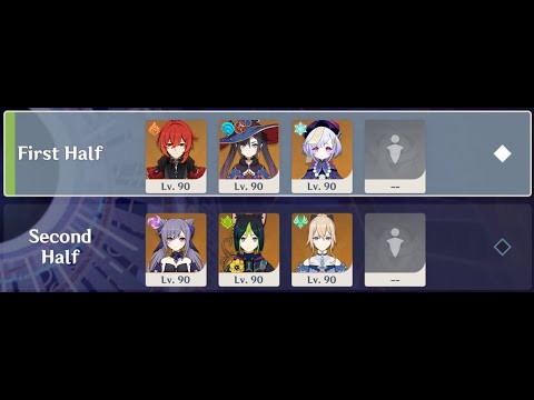 3.1 Spiral Abyss, Standard Banner Team - (Floor 12, 9★)