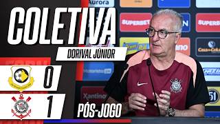 SÃO BERNARDO 0 X 1 CORINTHIANS: COLETIVA DORIVAL JÚNIOR AO VIVO APÓS PARTIDA NO PAULISTÃO