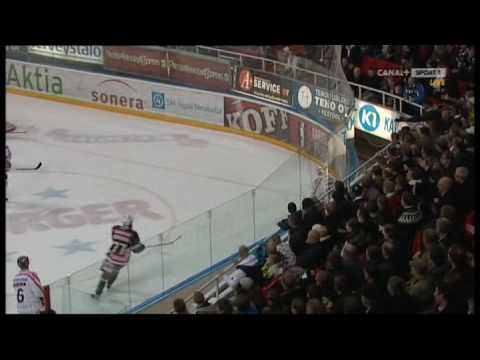 Immosen päähän kohdistunut taklaus - TPS - JYP 19.3.2009