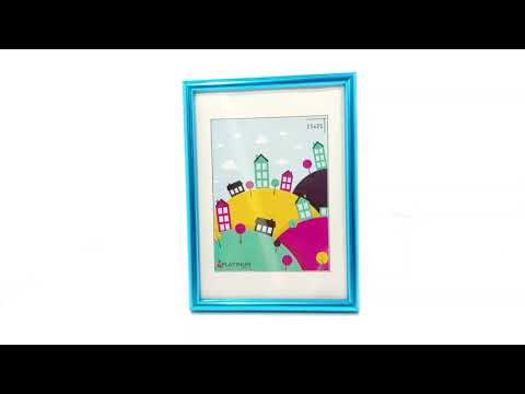 Обзор фоторамки Палитра аквамарин металлик 21x30