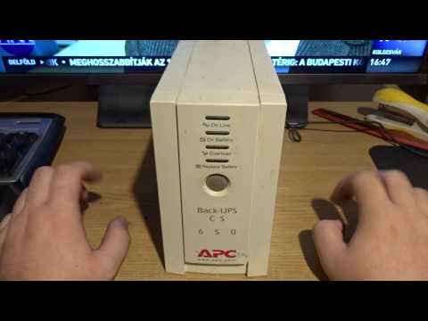 UPS APC Back-UPS CS 650 (BK650EI) video
