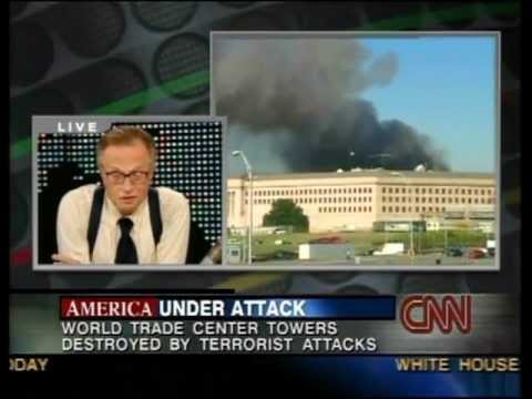 CNN 9/11 LIVE TV Coverage 9:30 P.M - 9:45 P.M