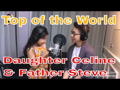 Dad and Daughter Duet: Singing 'Top of the World' Together! 🎤❤️