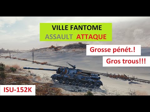 WOT--ISU-152K TD Russe tiers VIII 4000 Dmg -- Replay Français