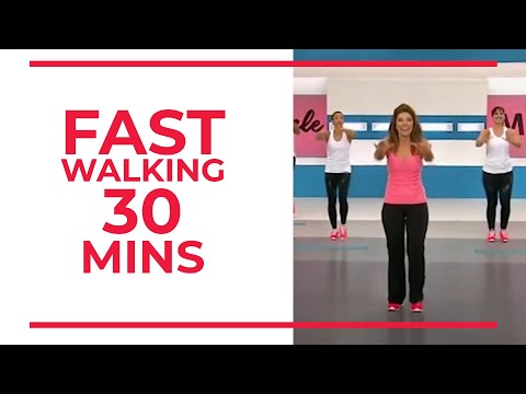 FAST Walking in 30 minutes | Fitness Videos