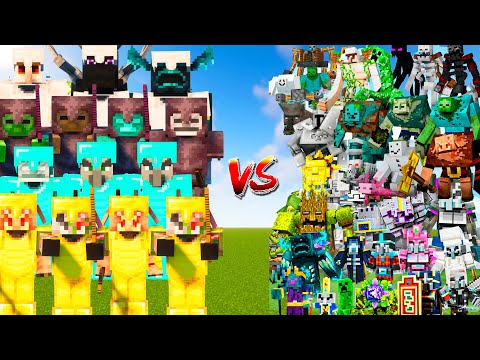 Foxy Craft - Armored Mobs Take on OP Bosses!