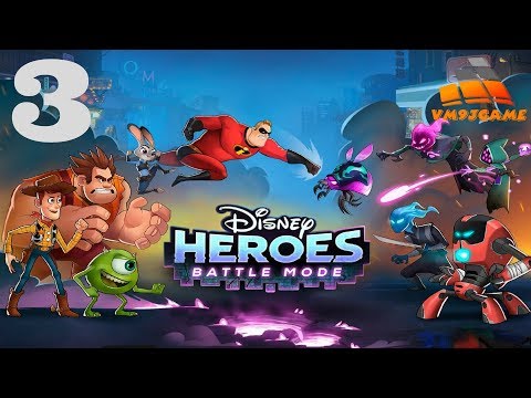 Disney Heroes: Battle Mode -  Gameplay Walkthrough Part 3 (iOS, Android)