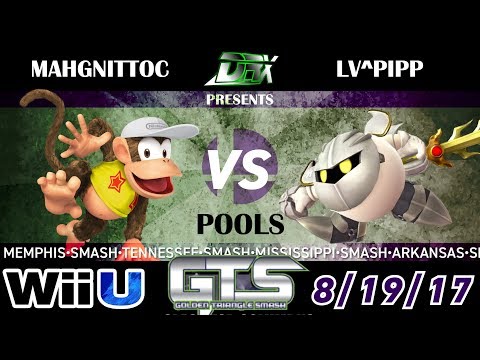 GTS - Mahgnittoc (Diddy Kong) vs. Pipp (Donkey Kong, Meta Knight) - Pools - Smash 4 - Wii U