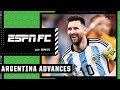 Messi & Argentina ADVANCE to the World Cup semifinal [FULL REACTION] | ESPN FC