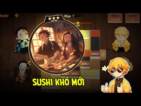 Hướng dẫn đẩy Sushi Khó Mới - Hơi Thở Mặt Trời