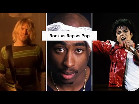 Rock vs. Rap vs. Pop Every Year | 1980 - 2024