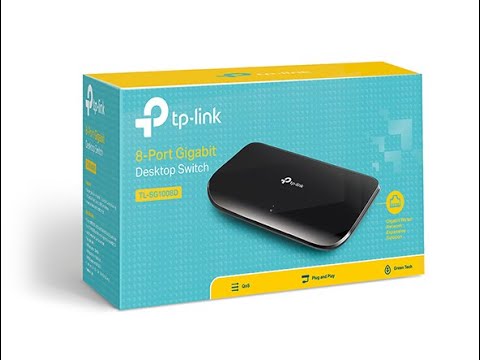 TP Link TL-SG1008D V8 8-Port Gigabit Desktop Switch