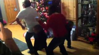 our families Cha cha slide Christmas 2011