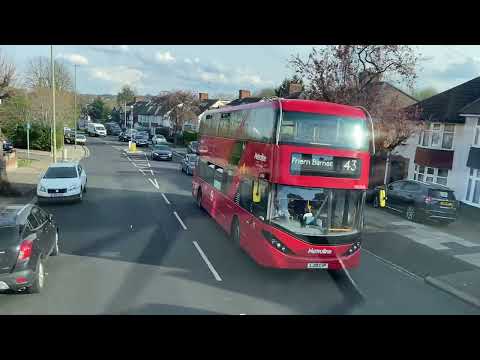 London Bus Ride 🇬🇧 Route 43 From Halliwick Park to London Bridge Station pls like 👍 & Subscribe