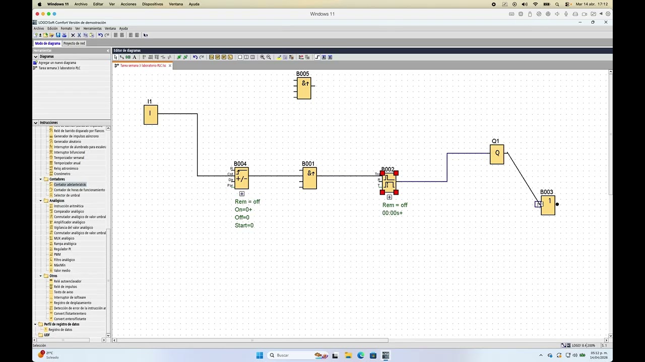 Laboratorio de PLC IACC semana 3