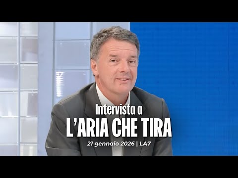 Matteo Renzi ospite a L'aria che tira con David Parenzo | 21/01/2026