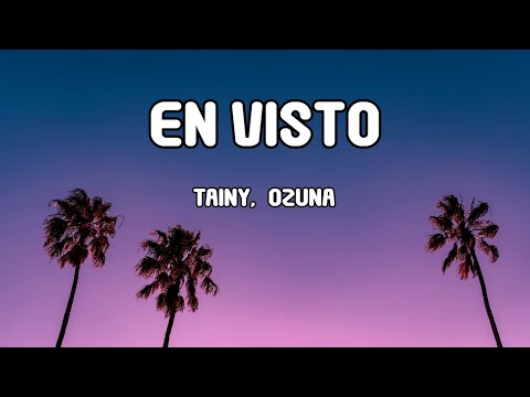 EN VISTO - Tainy, Ozuna (LETRA/LYRICS)