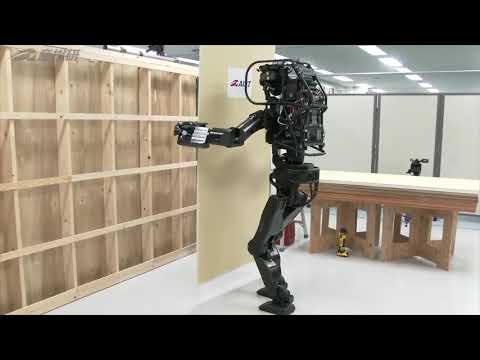 HRP 5P - Un robot humanoïde capable de poser du placo !