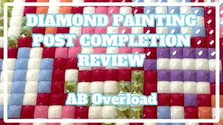 This Thing Is Huge, But It's Done!!! | Diamond Painting Post Completion Review