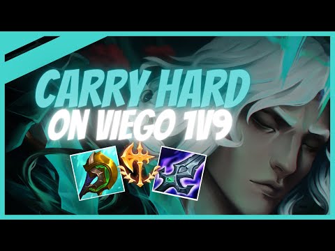 I CARRY my team HARD 1V9 | HARDEST GAME EVER! Build/Runes Explained Jungle Gameplay