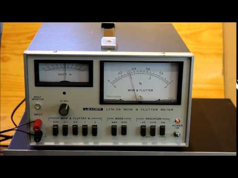 EXCELLENT - LEADER LFM-39A WOW + FLUTTER METER - TAPE MACHINE TEST GEAR ..STUDIO BENCH image 13
