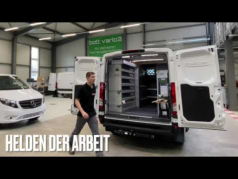 Iveco Daily mit bott vario3 ausgerüstet