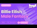 Billie Eilish Male Fantasy Lower Key Piano Karaoke