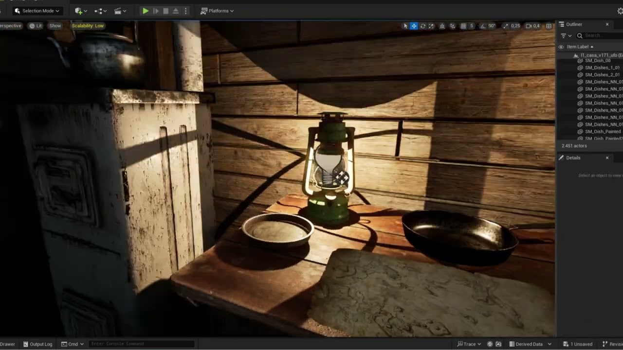 Unreal Engine 5 Cabin Timelapse | Part 01