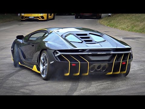 The BEST LAMBOS at Festival of Speed 😍 | SC18 Alston, Centenario, Huracan EVO, Aventador SVJ & More!