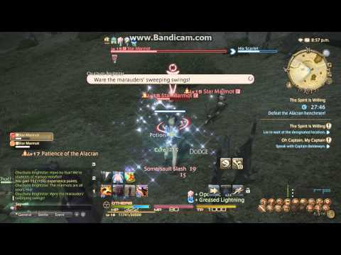Final Fantasy XIV A Realm Reborn: Hix Scarlet (Pugilist Level 15 Quest)