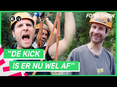 Zipline-avontuur in de bergen van Split | FOMO SHOW S4 #7 | NPO 3