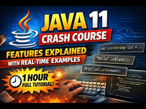 Java 11 Crash Course Features Explained With Real Time Examples 1 Hour Java11 Javatutorial