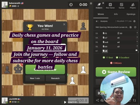 Game 149 of the Chess Hustle — the daily grind continues ♟️ #chess #chessgame #chessmaster