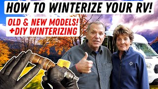 How To Winterize Your RV! Old/New Models and DIY Winterizing