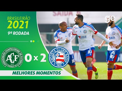 Gols e lances de Chapecoense x Bahia