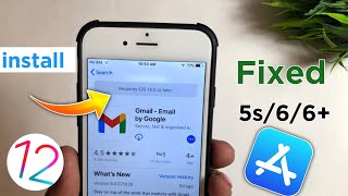 How to Download Gmail in iphone 6,6+,5s | Gmail App not installed in iPhone 6,6+,5s |Gmail on iOS 12