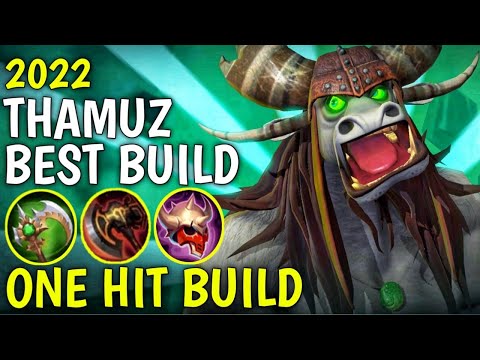 THAMUZ BEST BUILD 2022 | TOP 1 GLOBAL THAMUZ BUILD AND EMBLEM GUIDE | THAMUZ GENERAL KAI GAMEPLAY