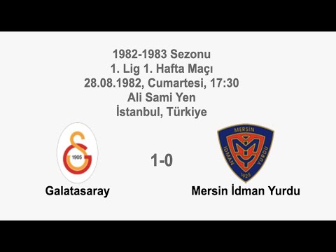 Galatasaray 1-0 Mersin İdman Yurdu [HD] 28.08.1982 - 1982-1983 1st League Matchday 1 (Comments)
