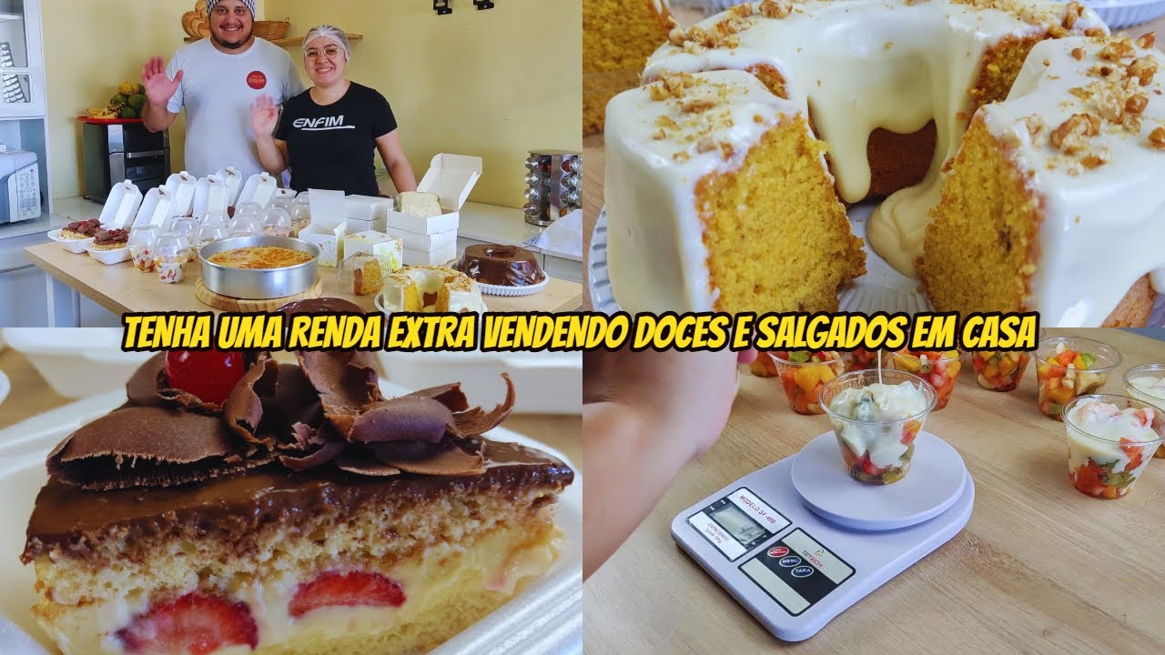 TENHA UMA RENDA EXTRA VENDENDO DOCES E SALGADOS EM CASA | SABRINA SANTOS