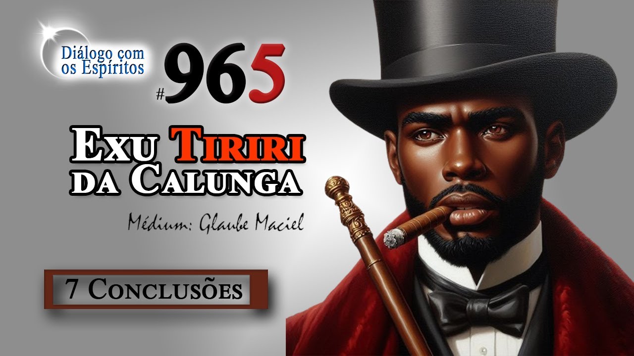 DcE #965 [Espírito Exu Tiriri da Calunga] Na hora da M0RTE o ser humano implora por mais tempo!