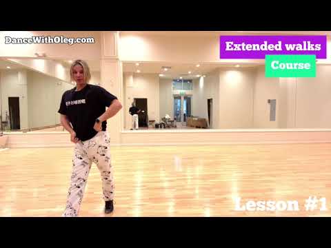 RUMBA WALK - Technique tutorial - Dance Lessons in Beverly Hills - join online - DanceWithOleg.com