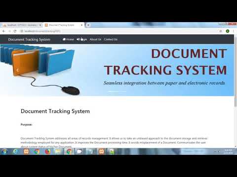 File Tracking System PHP MYSQLI Project By Pankaj Panjwani