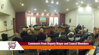 preview picture of video 'West Grey Council Meeting - December 1st, 2014'