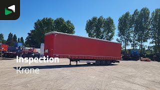 Krone SD 3 axles Liftachse Mega Hubdach curtain side semi-trailer for sale - Image 4 | Autoline IN Krone SD 3 axles Liftachse Mega Hubdach curtain side semi-trailer | Image 4 - Autoline