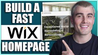 How to Build a Conversion Focused Homepage in Wix with Sections That Load Fast