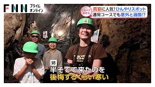 暑さ吹き飛ぶ“ひんやりスポット”大盛況【しらべてみたら】
