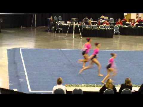 Kori, Hope and Jamie Acrobatic Gymnastics